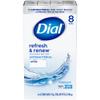 Dial Antibacterial Bar Soap, Refresh & Renew, White, 4 oz, 8 Bars view 1