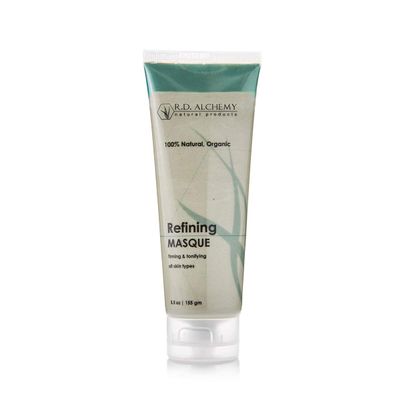 RD Alchemy - 100% Natural & Organic Refining Firming Mask - Purifying, Oil Absorbing Clay Mask for Clear, Refined Skin and Pores. Visibly Firms and Uplifts Face while Reducing Redness