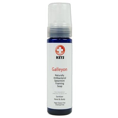 Keys Galleyon Antibacterial Foaming Castile Soap, Spearmint, 7.9 oz