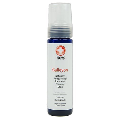 Keys Galleyon Antibacterial Foaming Castile Soap, Spearmint, 7.9 oz