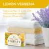 Yardley London Lemon Verbena Naturally Moisturizing Bath Bar, 4 ounce view 3