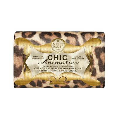 Nesti Dante Chic Animalier Natural Soap - Myrrh, Ginger Tea & Patchouli 250g/8.8oz