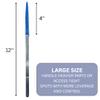 JEWEL TOOL (2 Pack) 12" (30.5 cm) Heavy Duty Tweezers | Coated Tips for Delicate Touch | Textured Grip view 4