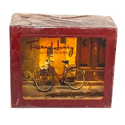 Camille Beckman Tuscan Honey Scented Glycerine Bar Soap for Hands, Face and Body, 3.5 Ounce