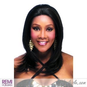 MIRACLE-V (Vivica A. Fox) - Yaki Remy Hair Full Wig in DARK BROWN