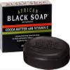 Madina African Black Soap Cocoa Butter with Vitamin E, 3.5 Oz (Pack of 2) view 1
