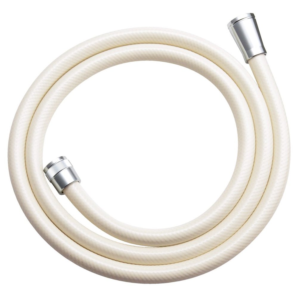 Kakudai large bore shower hose 1.6M 3672C cream (japan import)