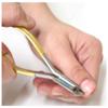 ToolUSA 4" Golden Handled Stainless Steel Cuticle Nippers | Double Spring Action | Precision " Clipping Blade | Elegant Personal Grooming Tool view 2