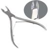 KUTZ 4" (10.2 cm) Stainless Steel Full Jaw Cuticle Nipper | Precision Bent Edge | Double Spring Action | Sterilizable 3/8" (20.3 cm) Blades | Professional Salon or Home Use | Safety Sleeves Included view 1