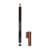 Rimmel London Brow This Way Professional Eyebrow Pencil, Long-Wearing, Highly-Pigmented, Built-In Brush, 001, Dark Brown, 0.05oz view 1