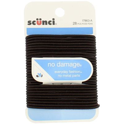 Scunci L N/d Elastic Brown, 0.6 Ounce