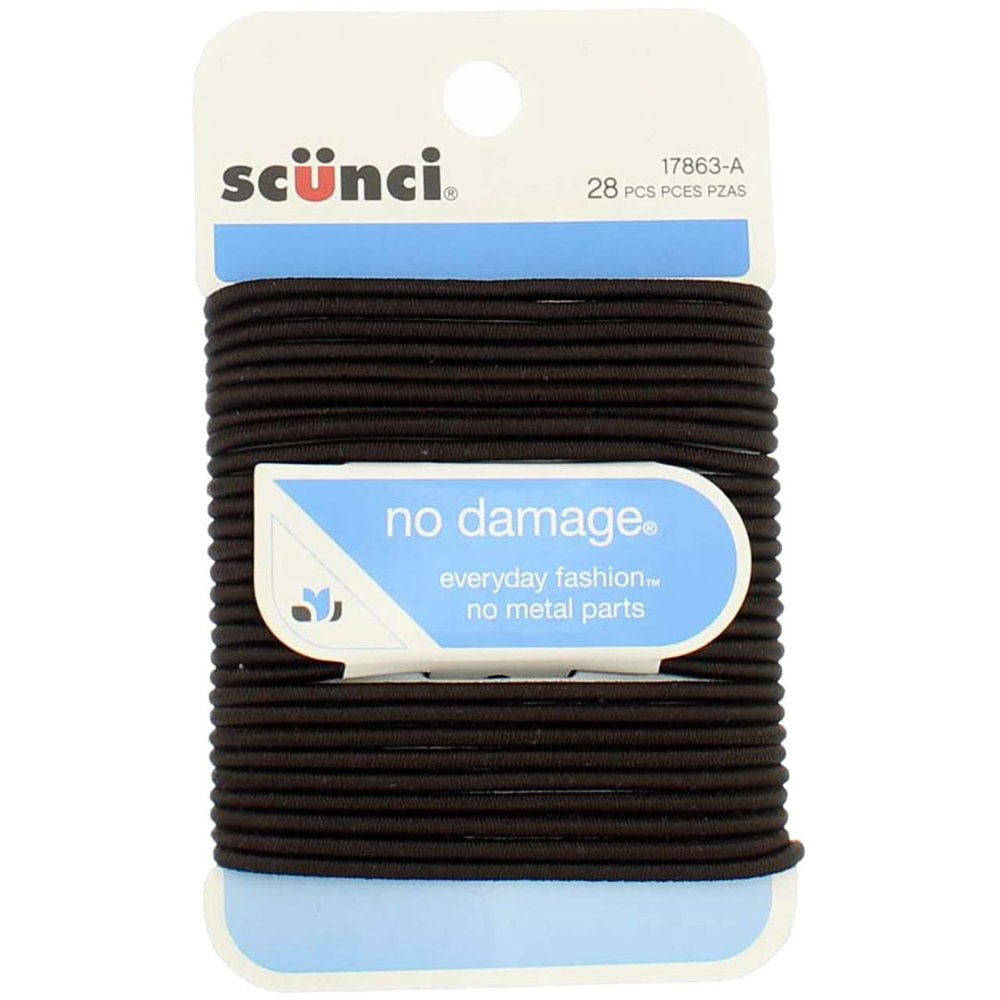 Scunci L N/d Elastic Brown, 0.6 Ounce