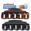 Scunci 9123303h048 Tortoise Large Curved Jaw Hair Clips, 0.8 Ounce view 1