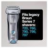 Braun Series 7 70S Electric Shaver Head Replacement Cassette  Silver view 2