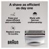 Braun Series 7 70S Electric Shaver Head Replacement Cassette  Silver view 4