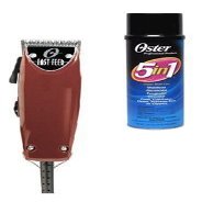 Oster Fast Feed Clipper With Attachments Plus 5 In 1 Blade Care Spray