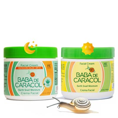Baba de Caracol Facial Moisturizing Cream aloe vera 3.5 oz