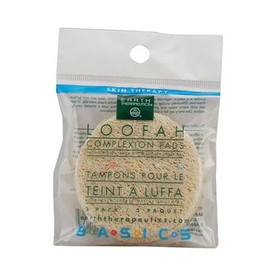 Earth Therapeutics LOOFAH Complexion Discs, 3 DISC