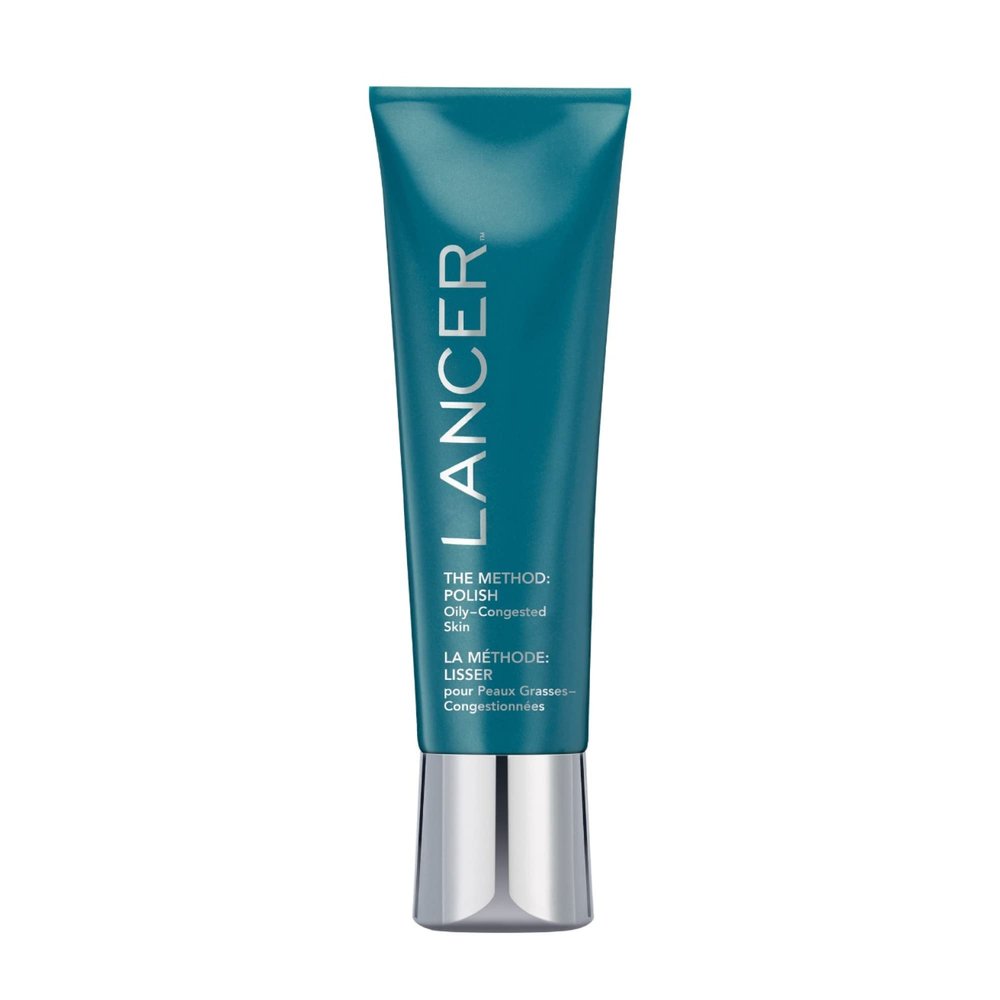 Lancer Skincare The Method: Polish Facial Exfoliator, Daily Exfoliating Face Scrub with Natural Minerals, Oily Congested Skin, 4.2 Fluid Ounces