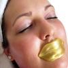 5 Masks 24K Gold Collagen Lip Treatment Mask Patches. Plumper Fuller Softer Lips. Anti Aging Reduce Fine Line Wrinkles Creases Hydrating Moisturizing Uplifting Tone Firmer Smooth Lips Regeneration. view 3