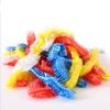 100Pcs Disposable Elastic Plastic Shower Caps Bath Hair Cap for Spa,Home Use,Hotel and Hair Salon (Blue) view 3