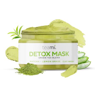Teami Detox Face Mask for Hydraiting,Stick Mask Alternative Moisturizing & Purifying, Blackhead Remover Green Tea Mask Cleanse Mask reduces Acne & oil, Pore Minimizer Clay Mask for All Skin Types