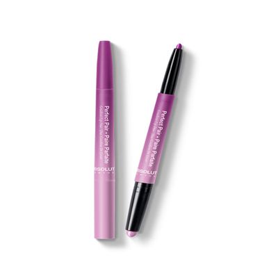 Absolute New York ALD03 Perfect Pair Lip Duo, Fuller and Poutier Lips, Deeper Shade For Lip Contouring, Satin Lipstick and Lip Liner