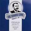 Colonel Conk Model 240 A Shave Mug, Mixed Badger Brush, Gold Tone Razor and Soap view 2