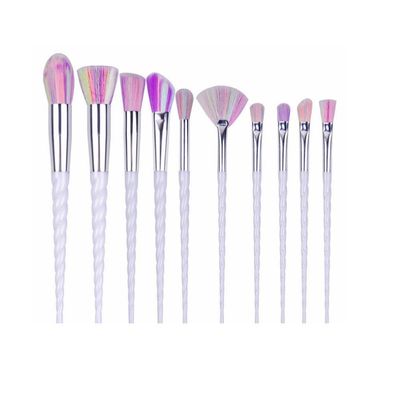 10Pcs Make Up brushes Foundation Eyebrow Eyeliner Cosmetic Brushes Super Soft