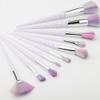 10Pcs Make Up brushes Foundation Eyebrow Eyeliner Cosmetic Brushes Super Soft view 2