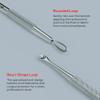 Suvorna Comedone Extractor 2in1, Milia Remover, Nose Blackhead Remover Tool, Whitehead Extractor, Pore Extractor, Black Head Remover for Face, Pore Cleaner, Pimple Popper Tool, Pimple Extractor view 3