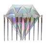 10pcs Thread Rainbow Handle Unicorn Makeup brushes Diamond Bag Cosmetics Foundation Blending Blush Make up Organizer Brush tool view 1