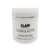 Klapp Clean & Active Cream Peeling 250 ml 8.5 oz (SALON SIZE) Get Free Sisley Ssisleya Eye and Lip Contour Cream view 1