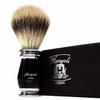 Black Handle Men's Shaving Brush for Men Black Badger Hair Shaving Brush with Stand view 4