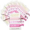 10-Pack of Hair Tie Cards - Bachelorette Party and Wedding Shower Proposal Favors for Bridesmaids, Team Bride, Bride Tribe - (Pink & Silver (Team)) view 2