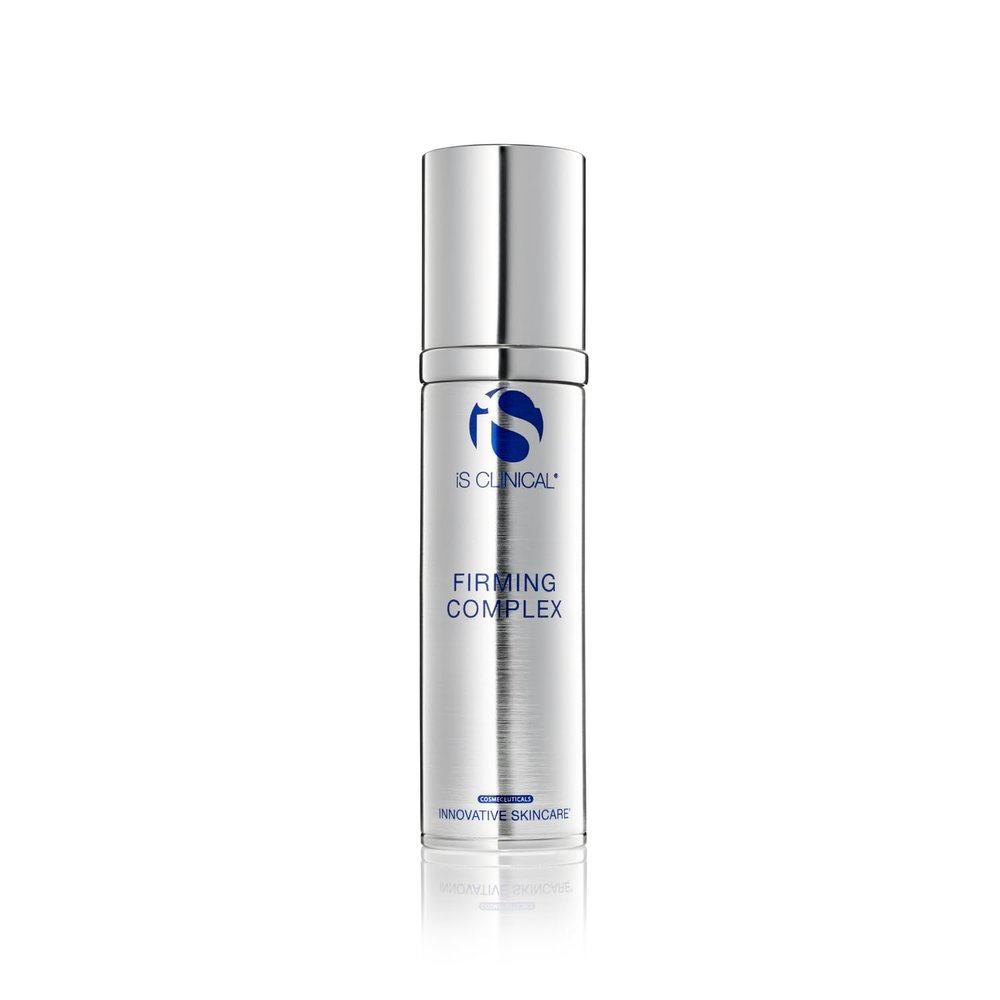 iS CLINICAL Firming Complex; Tightens and firms skin on face, neck and dcollet. Plumps fine lines and wrinkles; Anti-Aging