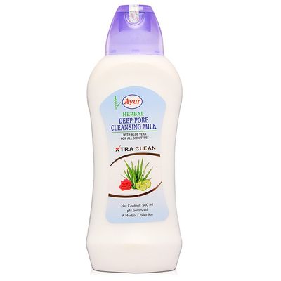 Ayur Herbal Deep Pore Cleansing Milk 100ml 3.3oz (Pack of 3)