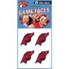 Fanatics NCAA Arkansas Razorbacks Temporary Tattoos (4PK, Red, Waterproof, Animal Print) view 1