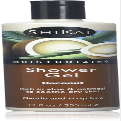 Shikai All Natural Moisturizing Shower Gel, Coconut - 12 Oz