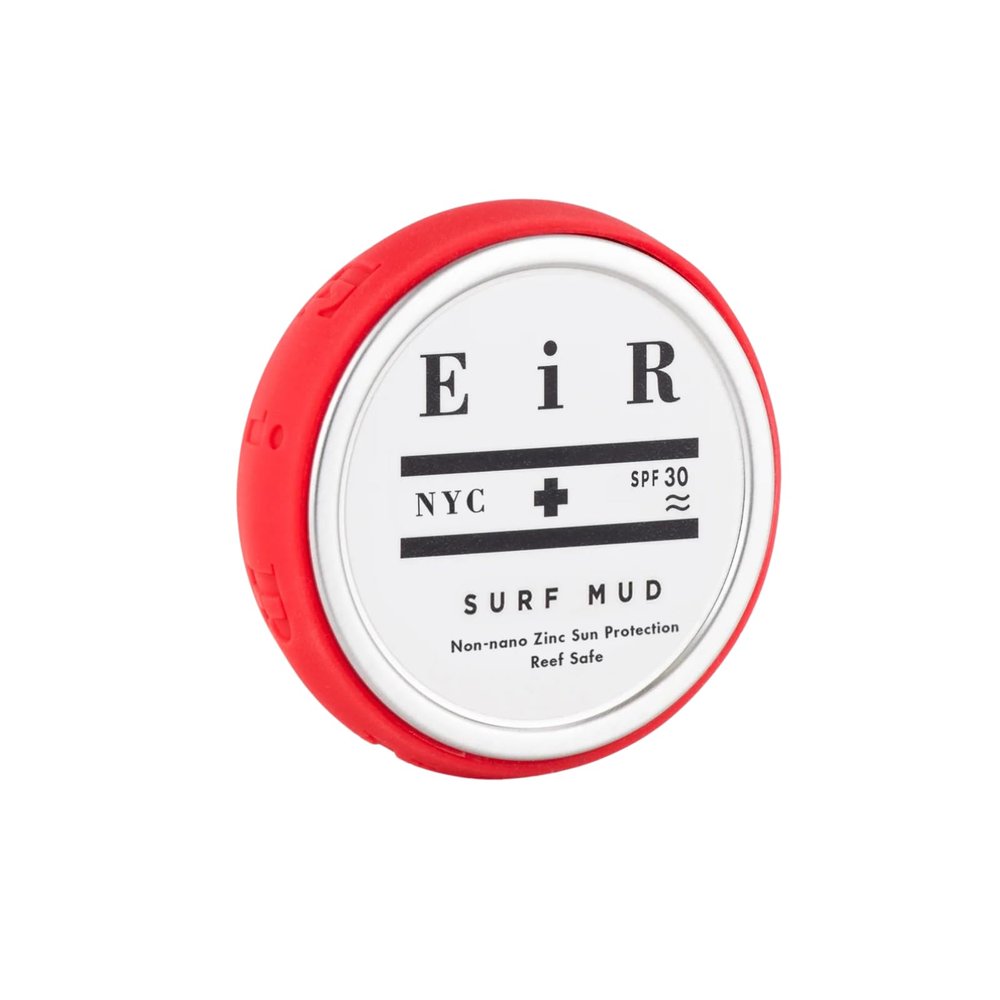 EiR NYC Surf Mud Sun Protection Balm SPF30 | All-Natural Mineral Sunscreen with Non-Nano Zinc Oxide, Cocoa Butter, Coconut Oil & Beeswax | Water-Resistant Cocoa-Scented Body Balm in Metal Tin 2oz