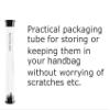 Sanguine Eyebrow Hair Tweezers - Slant Tip - Professional Tweezers (Deep Black) view 2