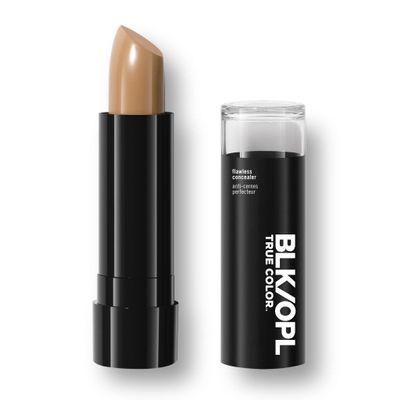 BLK/OPL Flawless Perfecting Concealer, Long-Lasting Face Concealer Stick with Buildable Coverage for Dark Spots, Blemishes & Scars - Creamy Color Corrector Makeup with Matte Finish (Tan)