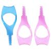 3PCS Random Color Plastic Makeup Upper Lower Eye Lash Mascara Applicator Guard With Comb Eyelashes Curlers Applicators For Women Girls view 1