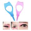 3PCS Random Color Plastic Makeup Upper Lower Eye Lash Mascara Applicator Guard With Comb Eyelashes Curlers Applicators For Women Girls view 2