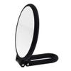 Danielle Folding Makeup Mirror with Handle/Stand, 10X Magnification, Midnight Matte view 2