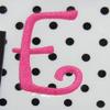 Mud Pie Gifted Initials Cosmetic Bag, Letter E view 1
