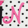 Mud Pie Gifted Initials Cosmetic Bag, Letter N view 2