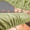 Body Linen Flannel Fitted Massage Sheet, Sage,Small Single,W67949 view 4