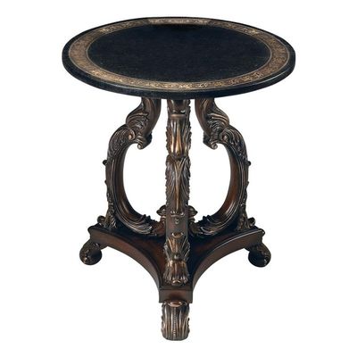 Butler Lafayette Round Stone Accent Table