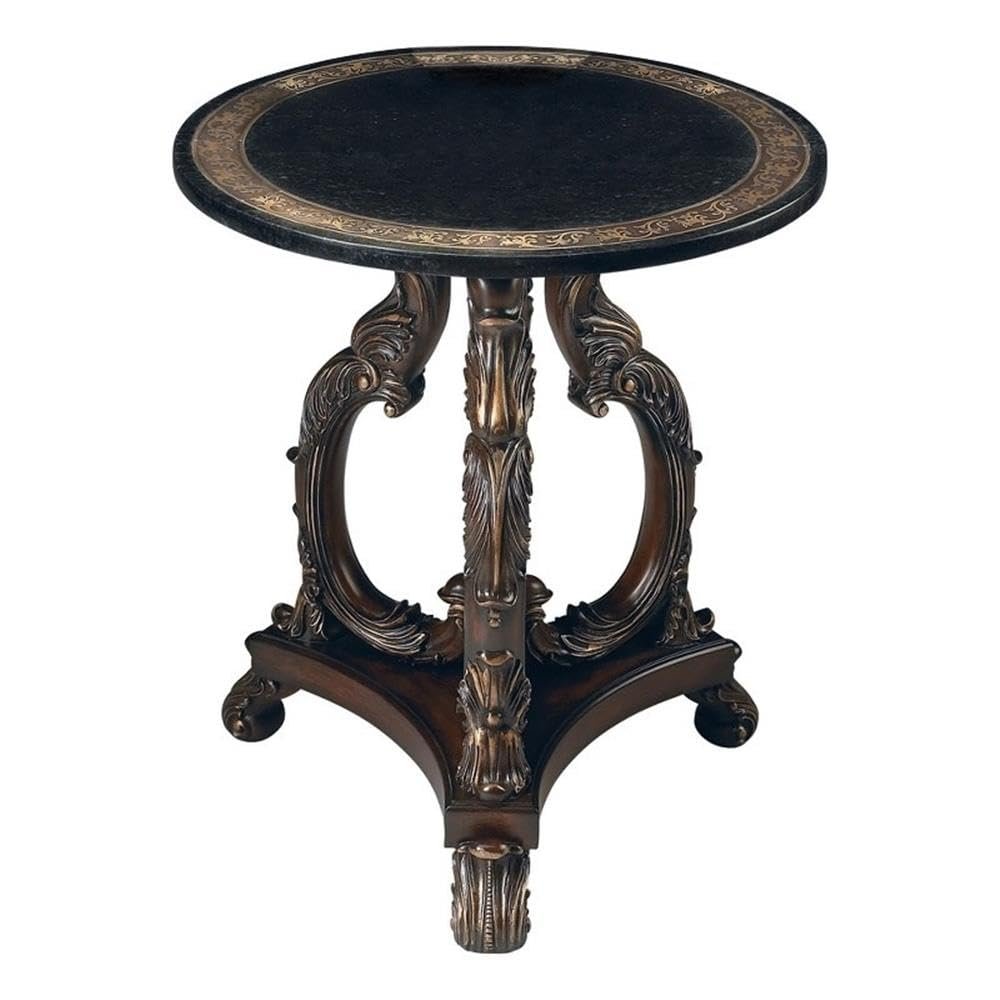 Butler Lafayette Round Stone Accent Table